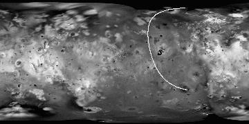 Map of Io showing location of above hotspot